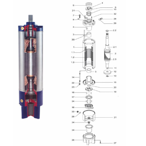 7 Submersible Electric Motor